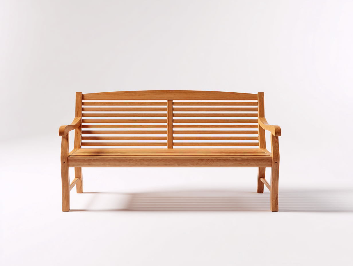 Panche da giardino in legno 155x57x87 cm per giardino - legno naturale - design classico-Misaiahaus