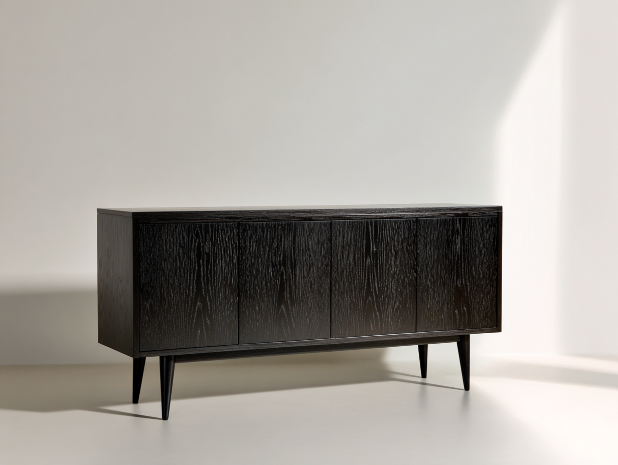 Dielenschränke - Holzwerkstoff - 173x42x71 cm - Schwarz - Moderner Stil-Davaraabode