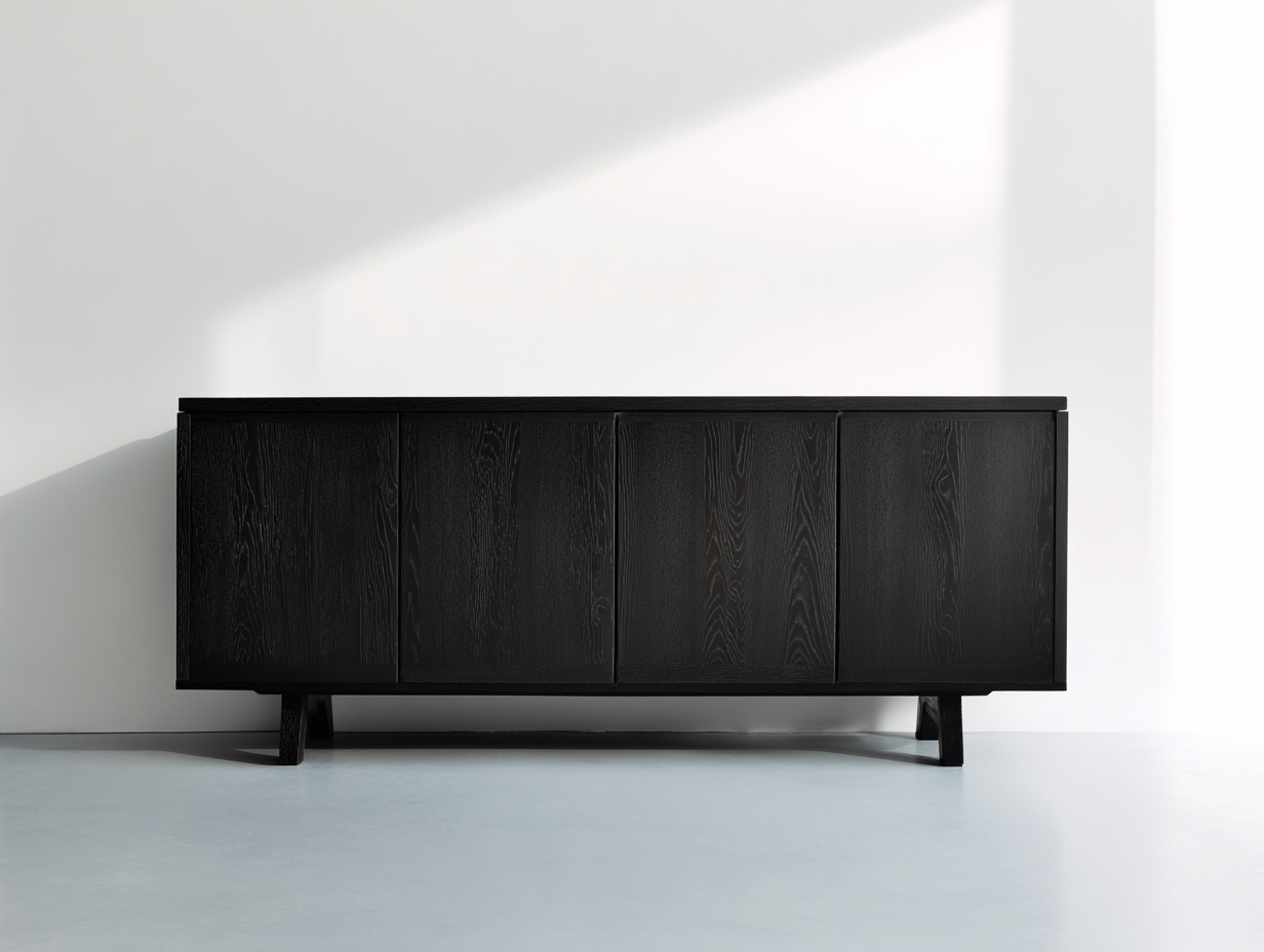 Dielenschränke - Holzwerkstoff - 178x41x68 cm - Schwarz - Moderner Stil-Davaraabode