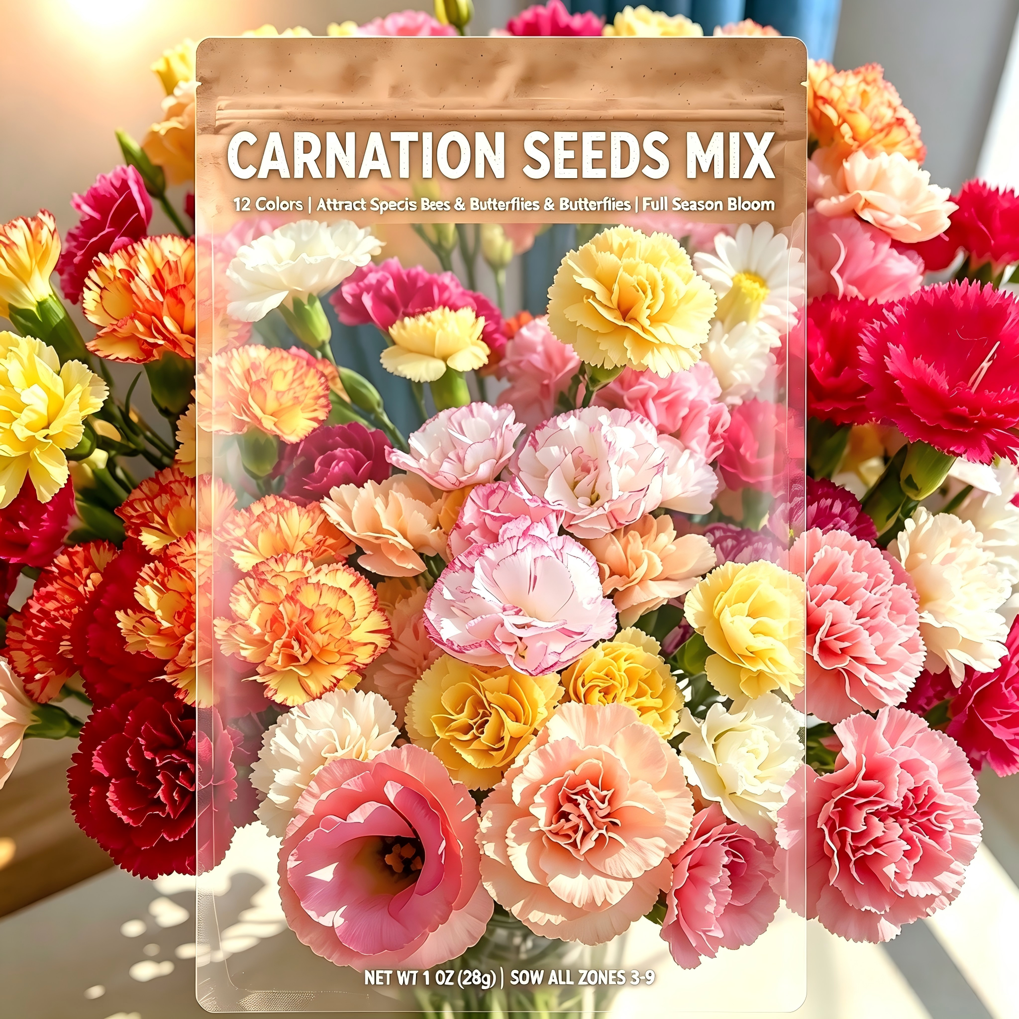 Carnation Seeds color mixing