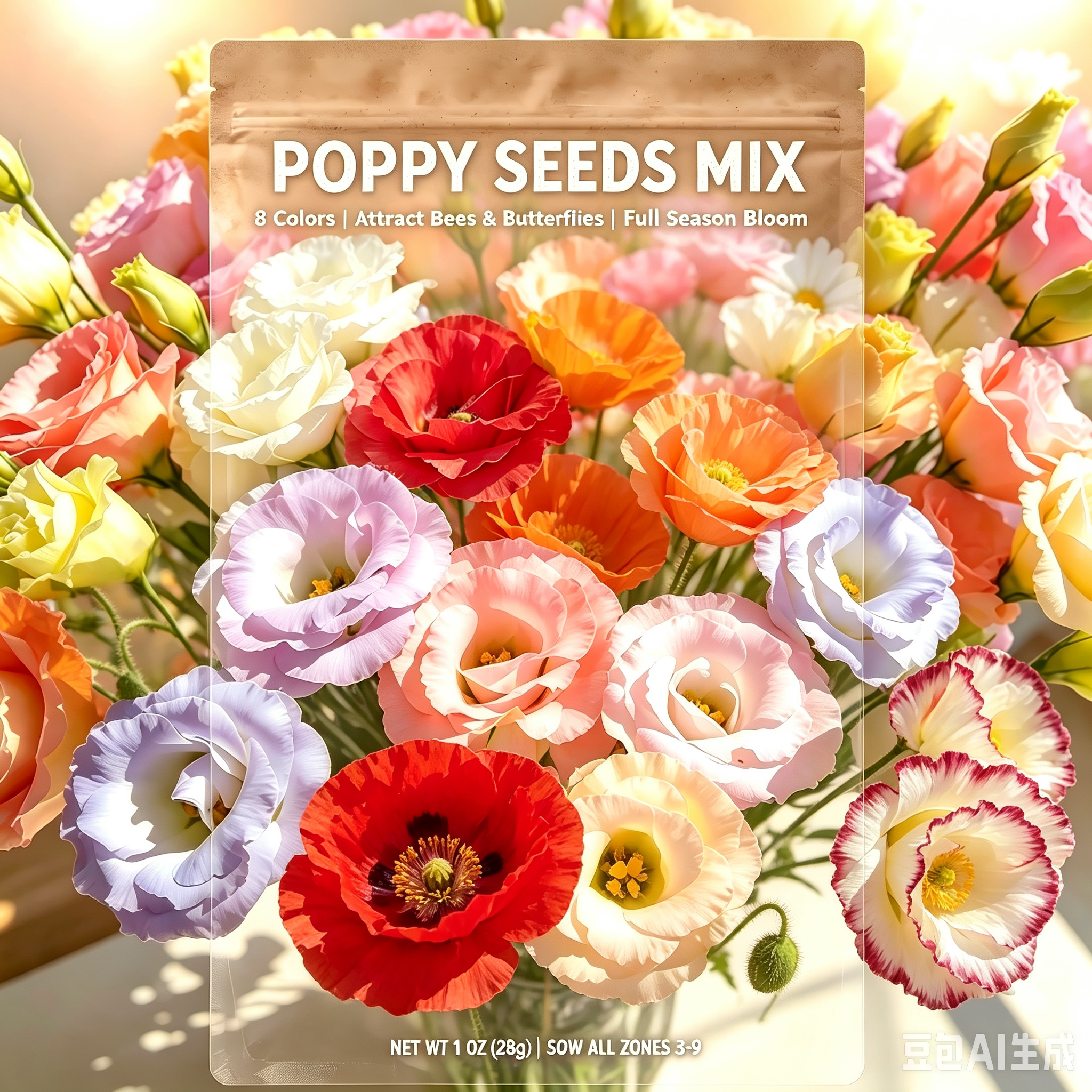 Poppy Seeds Color mixing