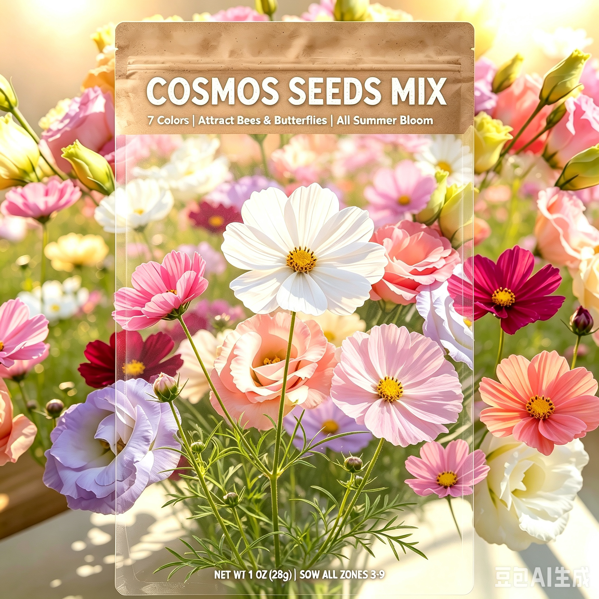 Cosmos  seeds Color White