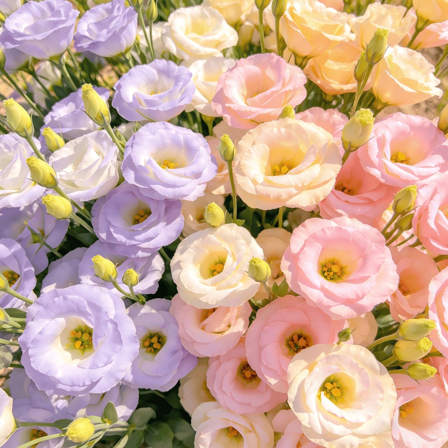 Lisianthus-color mixing