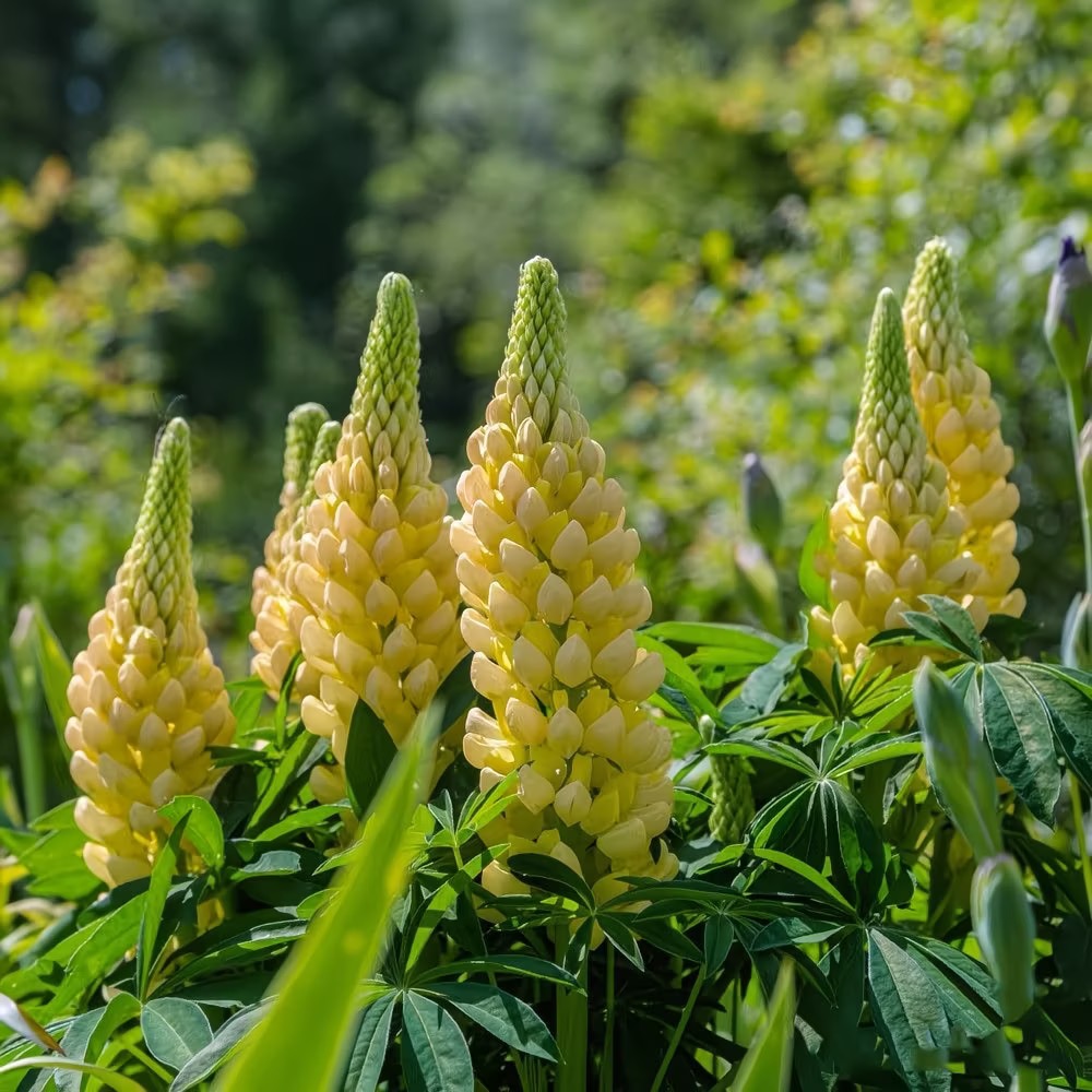 Lupine  Seeds color gradient Yellow