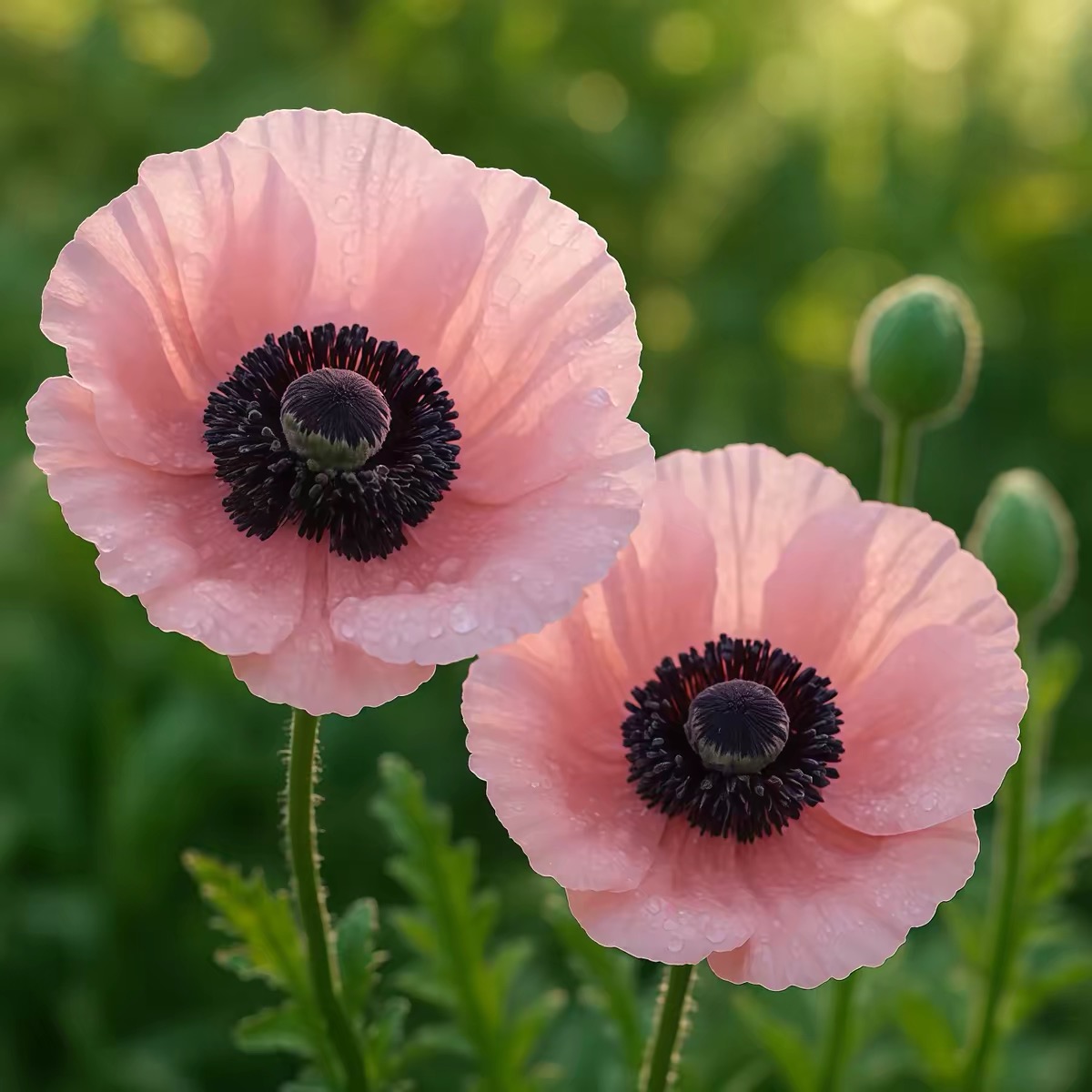 Poppy Seeds Color pink