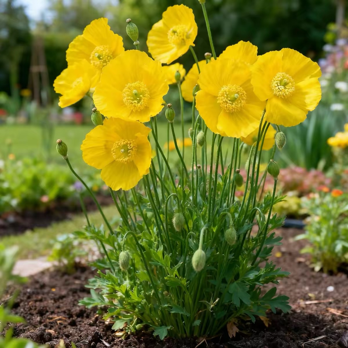 Poppy Seeds Color Yellow