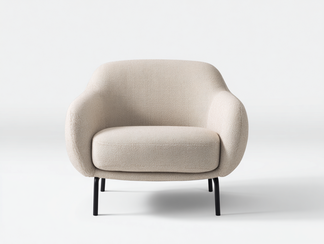 Sessel-Stoff-Metall-84x79x78 cm-Beige-Schwarz-Modern-Donoastudio
