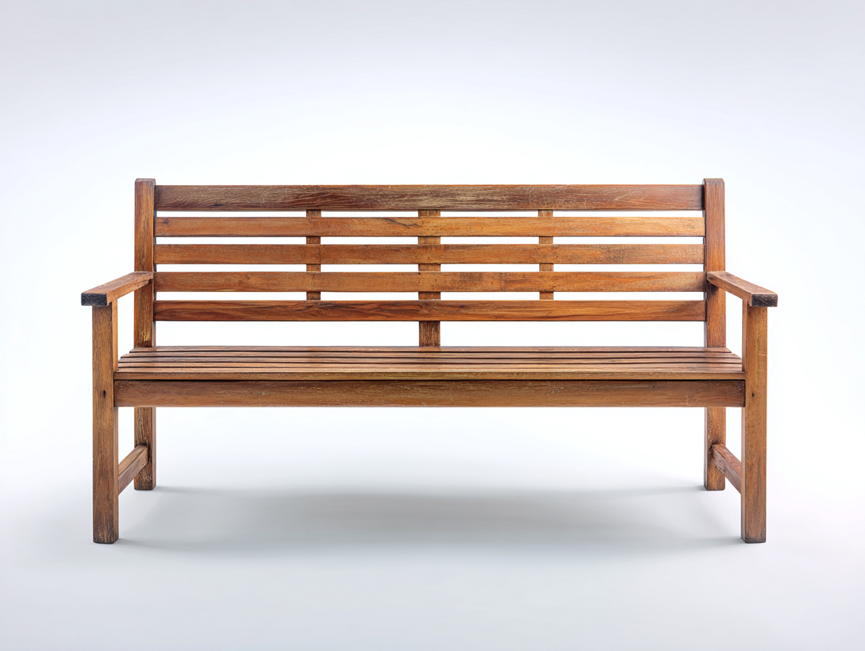Banc de jardin - Bois - 145x62x88 cm - Brun teck - Style classique avec accoudoirs-Monorsonest