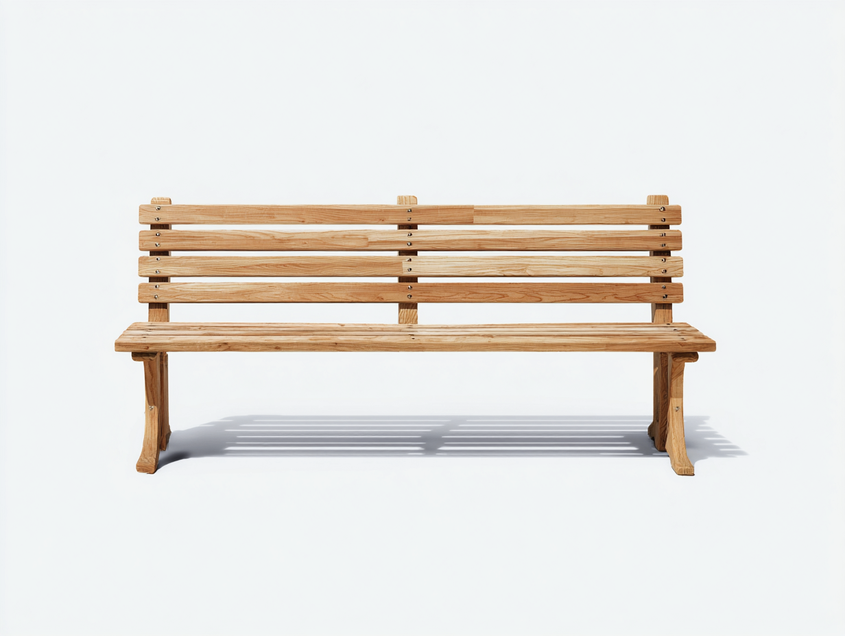 Banc de jardin - Bois - 150x56x86 cm - Naturel clair - Classique à lattes-Monorsonest