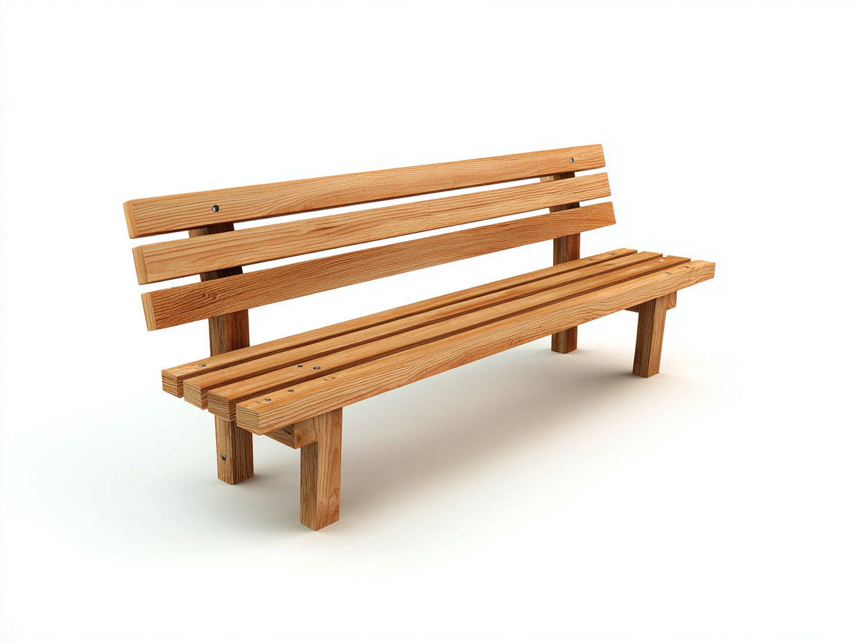Banc de jardin - Bois - 122x60x82 cm - Naturel - Classique à lattes-Monorsonest