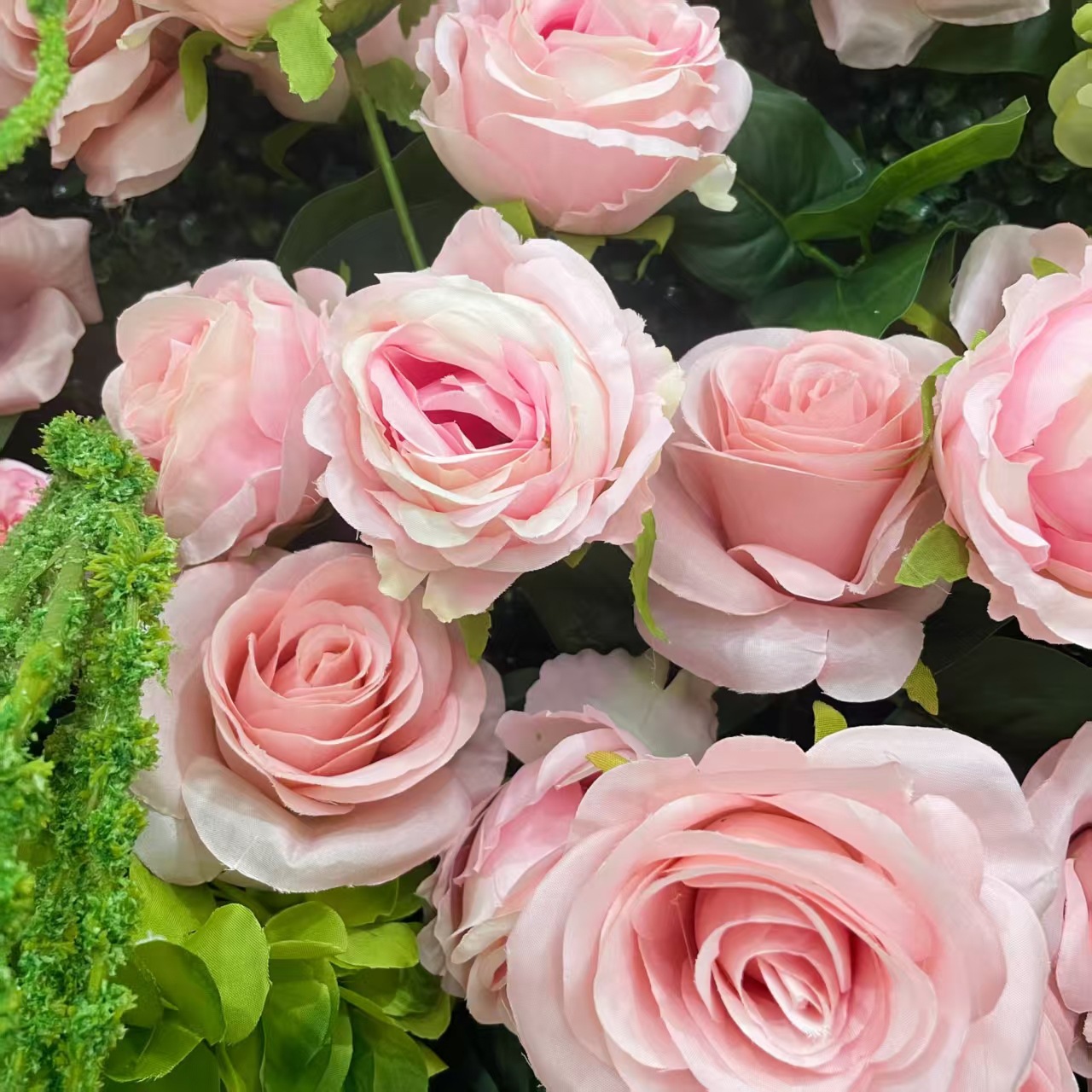 Artificial Flower Wall 240x240cm Wedding Party Backdrop, Stand Not Included