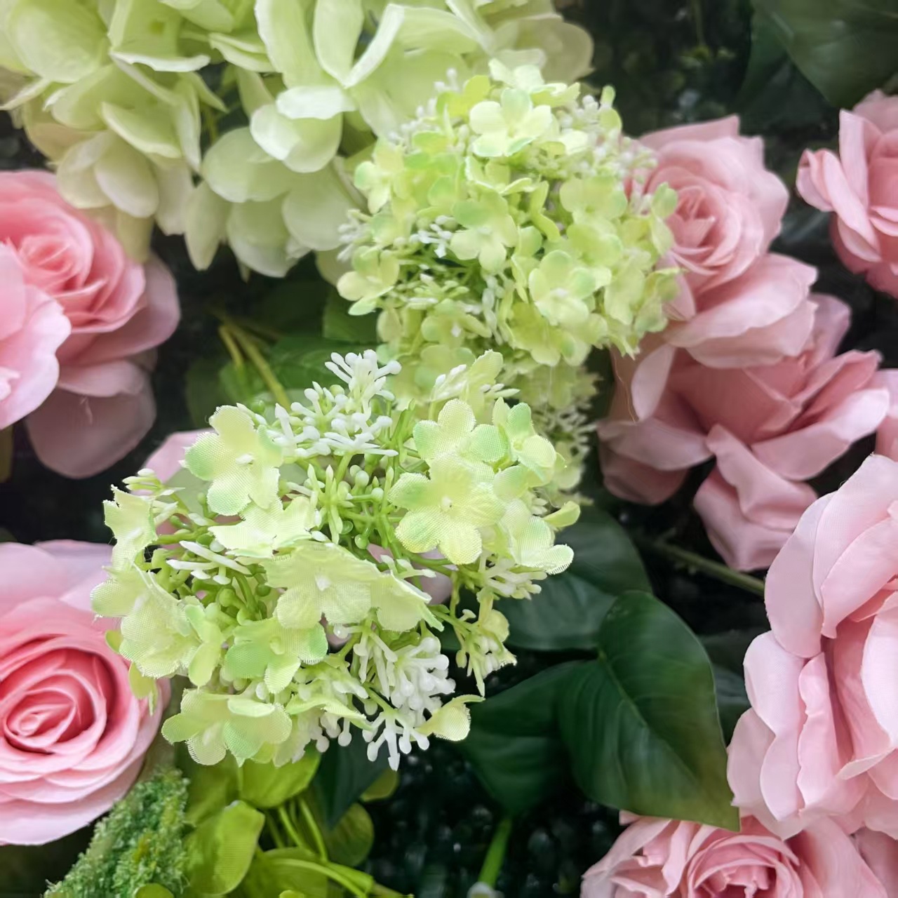 Artificial Flower Wall 240x240cm Wedding Party Backdrop, Stand Not Included