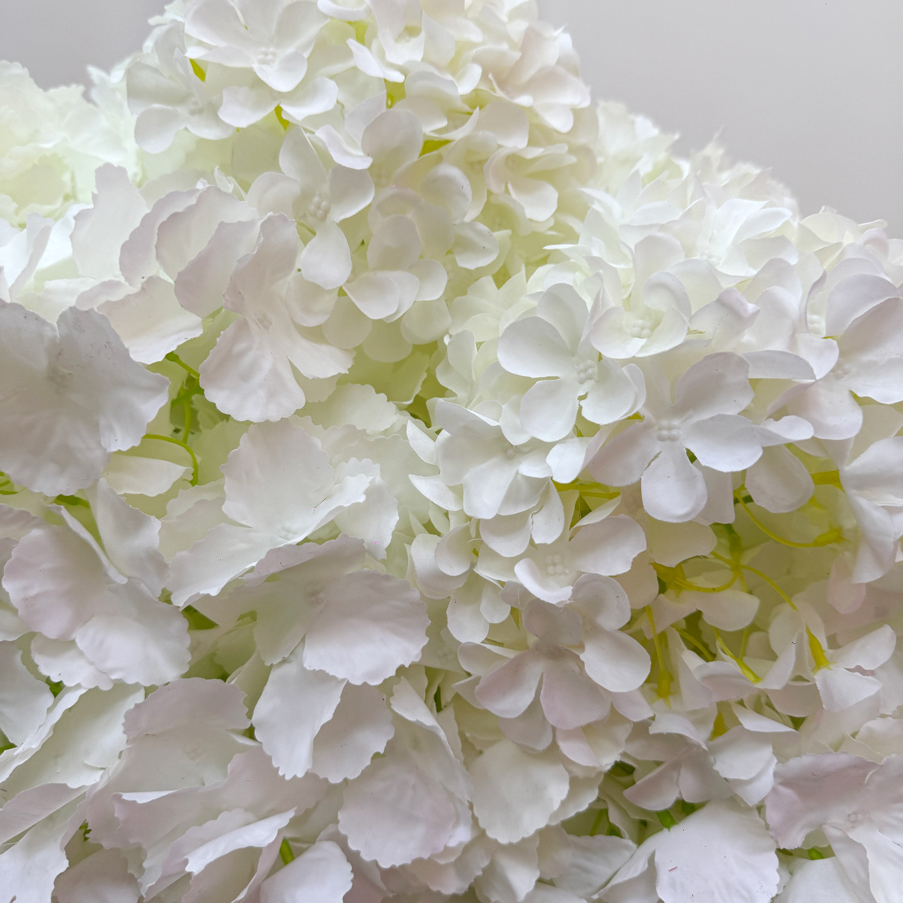 6.5FT Heart Shaped Artificial Hydrangea Flower Arch with Metal Frame, Freestanding Faux Floral Photo Backdrop Stand for Wedding Proposal Engagement Valentines Day Party Decor