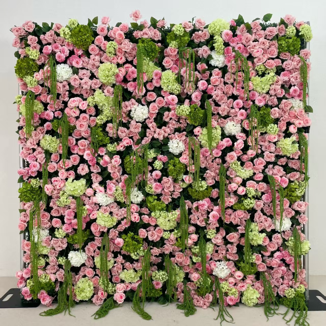 Artificial Flower Wall 240x240cm Wedding Party Backdrop, Stand Not Included