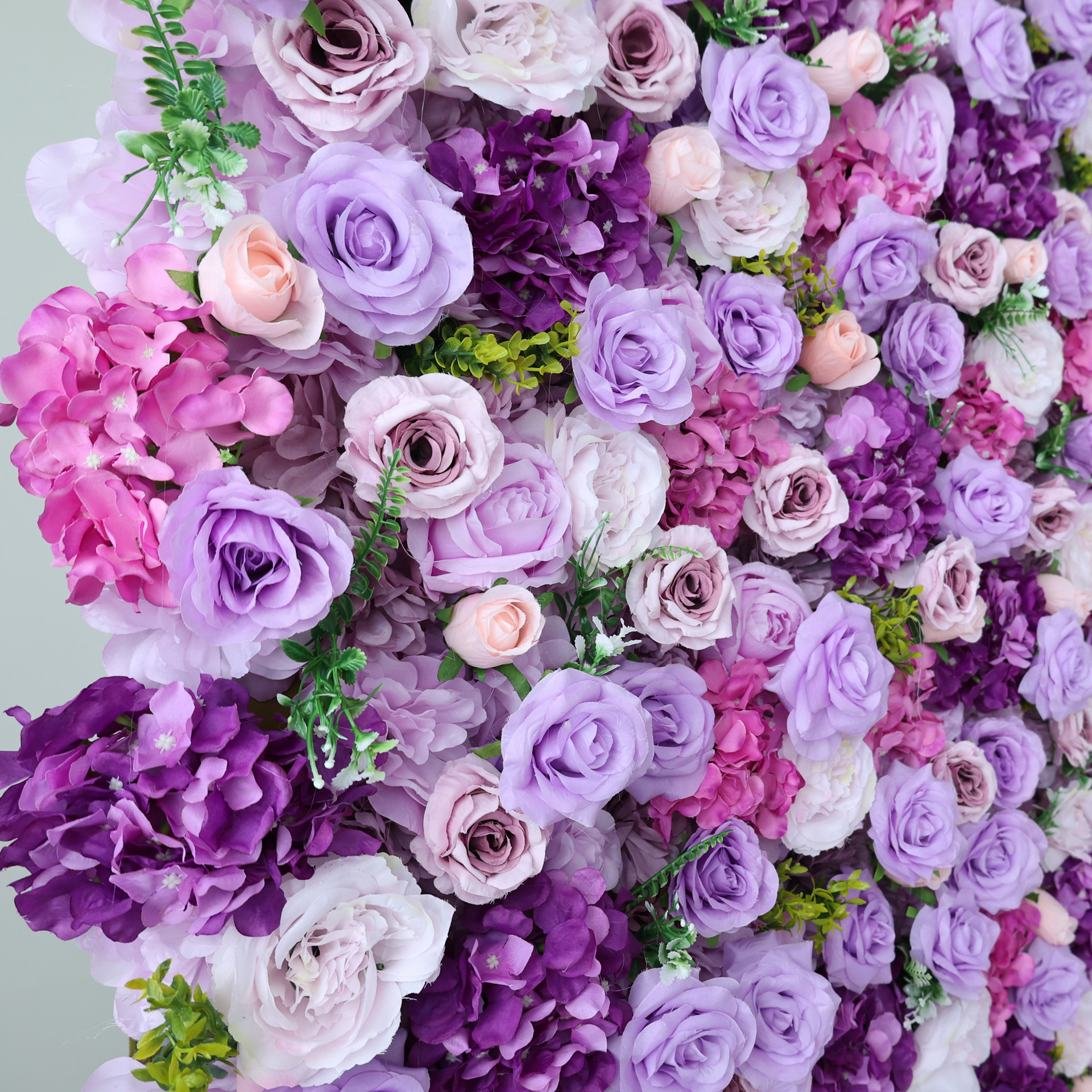  BrandName 4x8ft 8x8ft 10x10ft Lavender Pink Artificial Flower Wall Backdrop No Stand