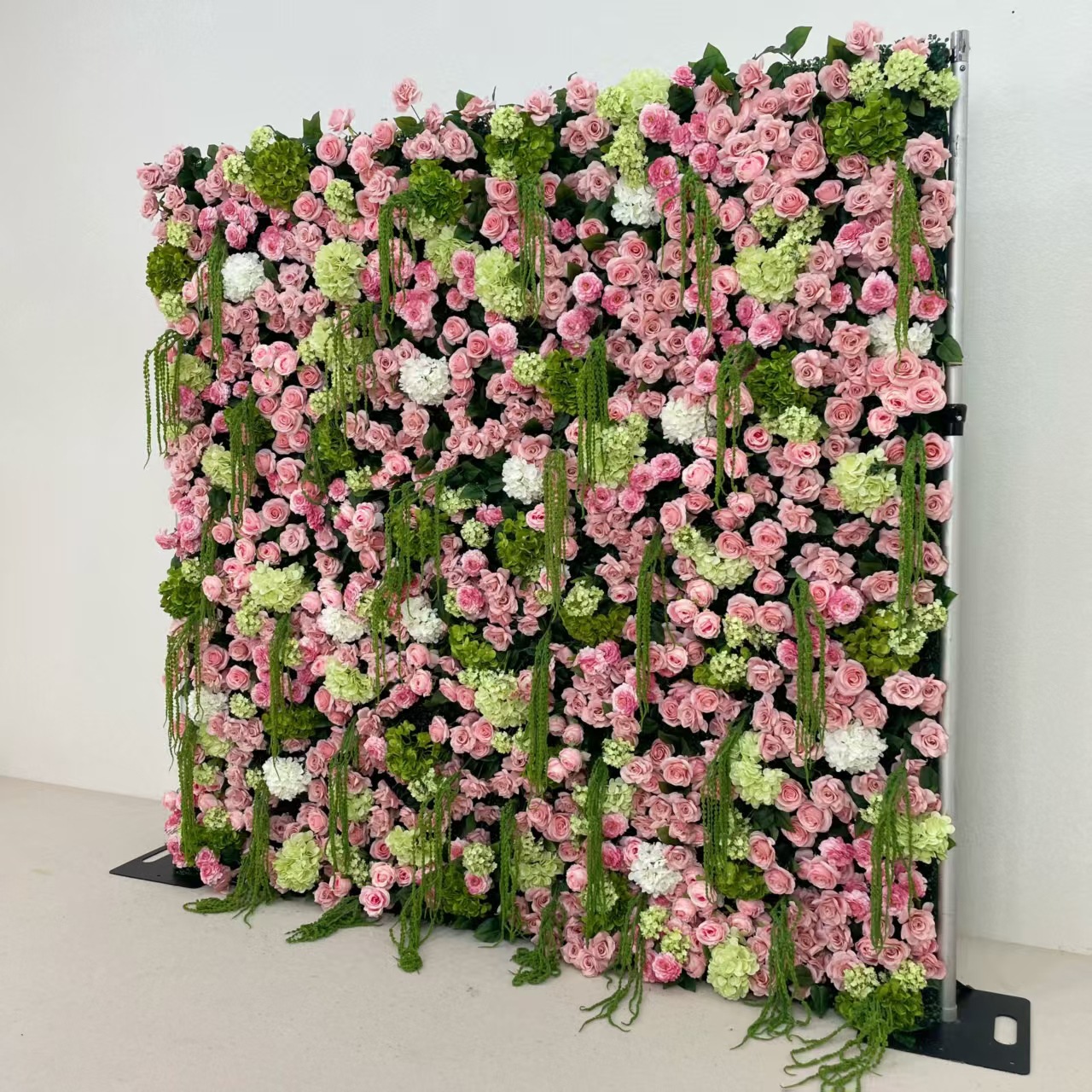 Artificial Flower Wall 240x240cm Wedding Party Backdrop, Stand Not Included