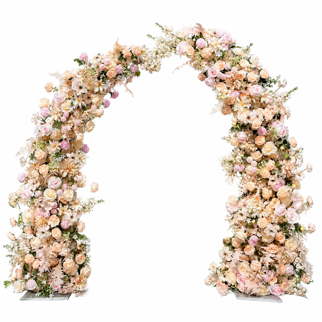 Artificial Flower Arch Set with Stand 5.9FT Wedding Backdrop Decor