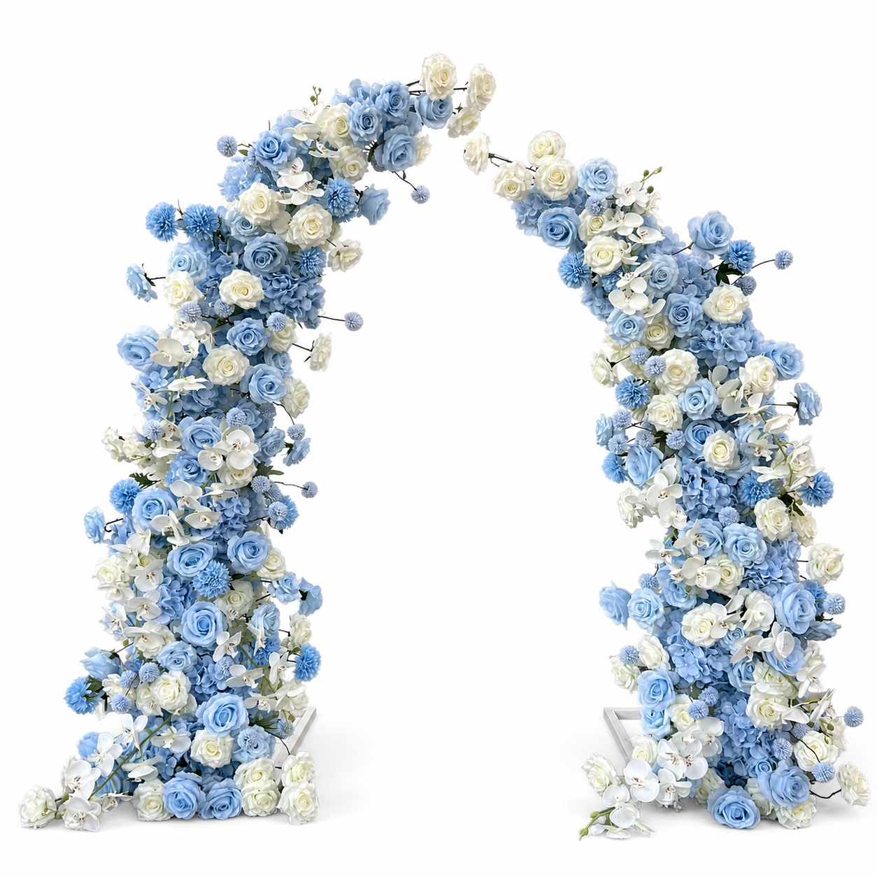 Artificial Flower Arch Set with Stand 5.9FT Wedding Backdrop Decor