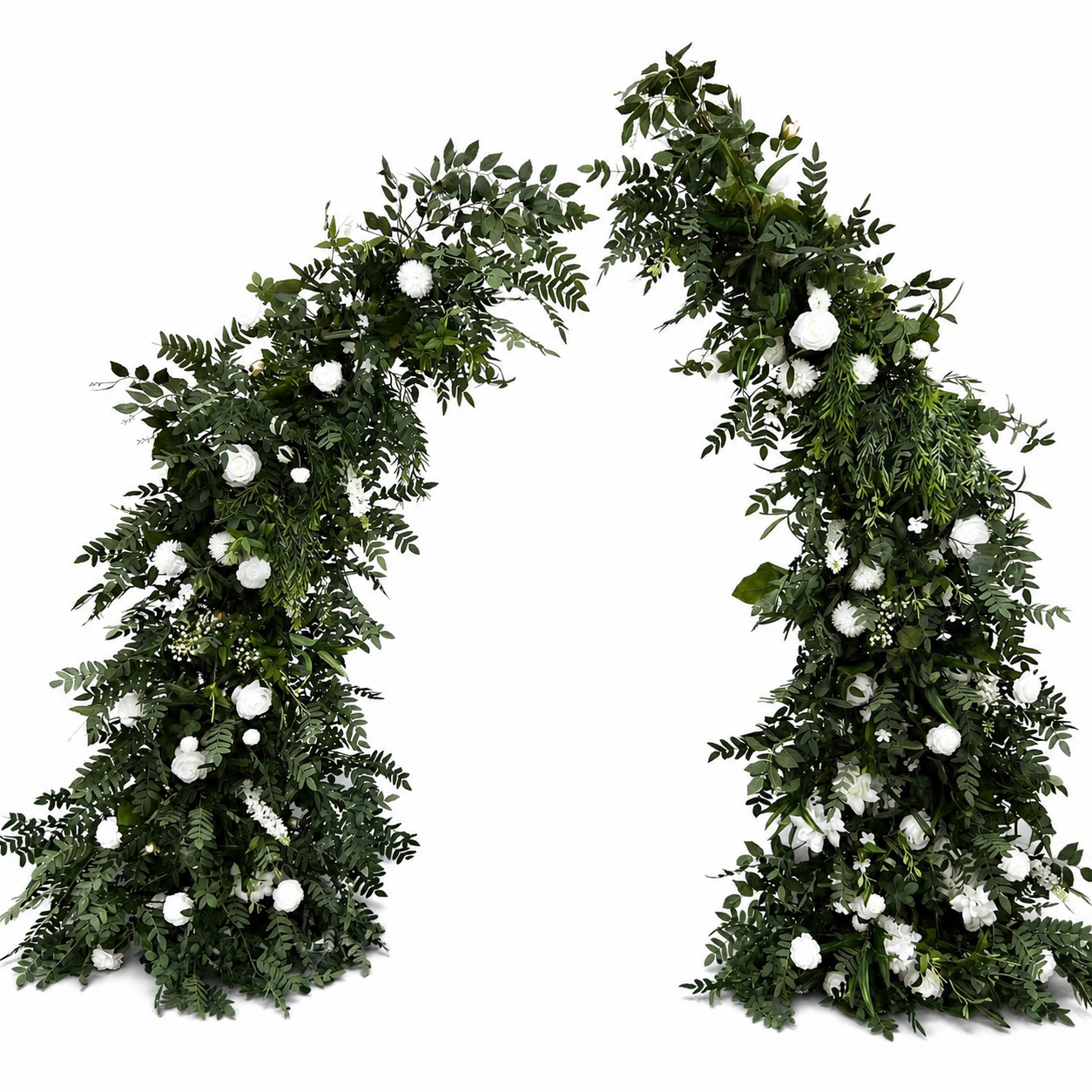 Artificial Flower Arch Set with Stand 5.9FT Wedding Backdrop Decor