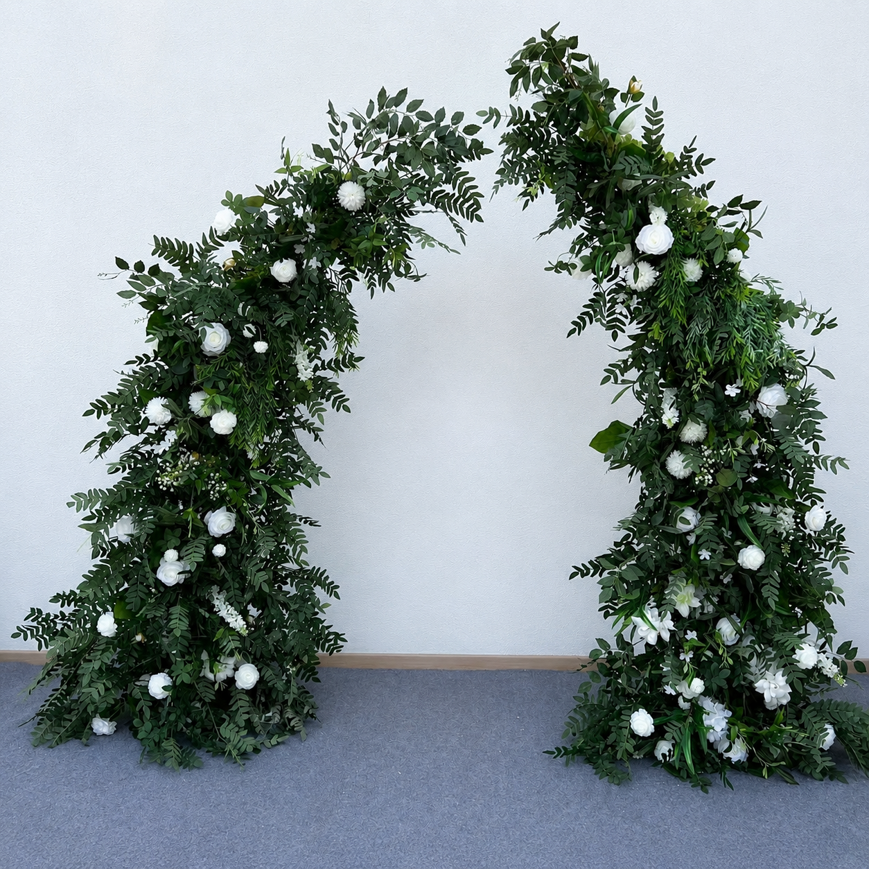 Artificial Flower Arch Set with Stand 5.9FT Wedding Backdrop Decor