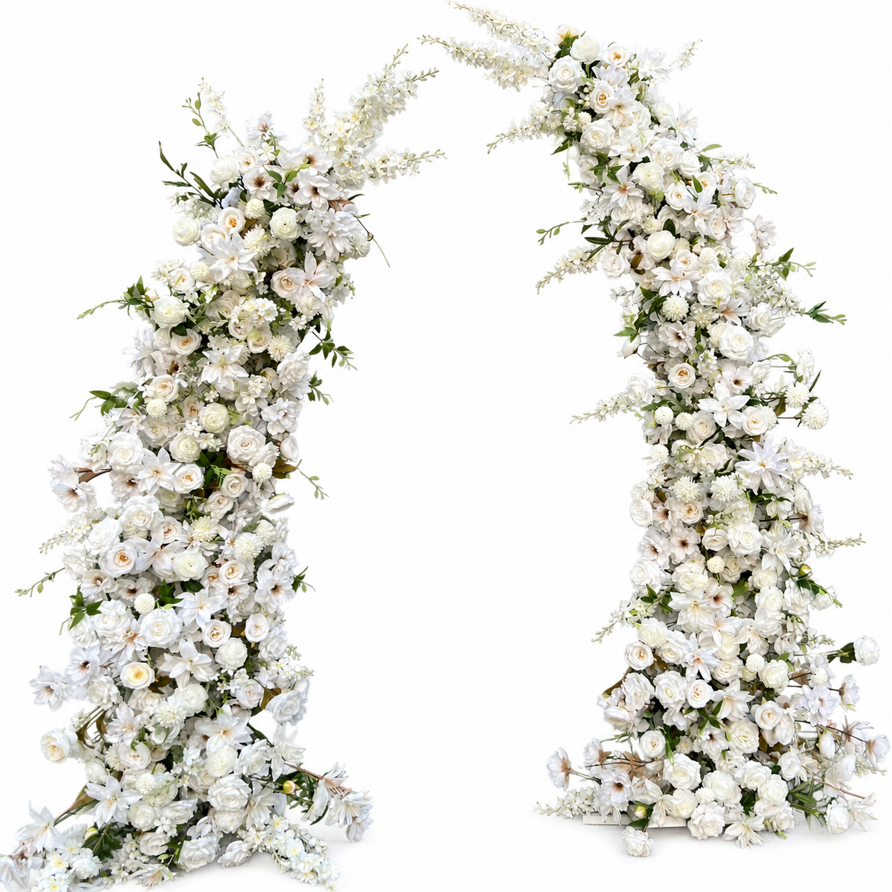 Artificial Flower Arch Set with Stand 5.9FT Wedding Backdrop Decor