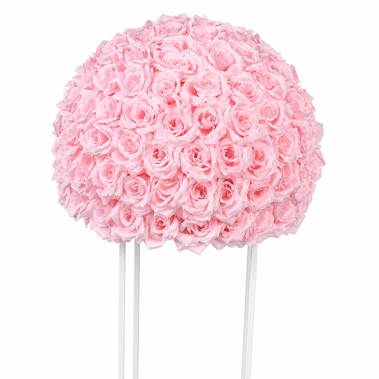 Artificial Rose Flower Ball, Wedding Arch Decor, Hot Pink, 40CM