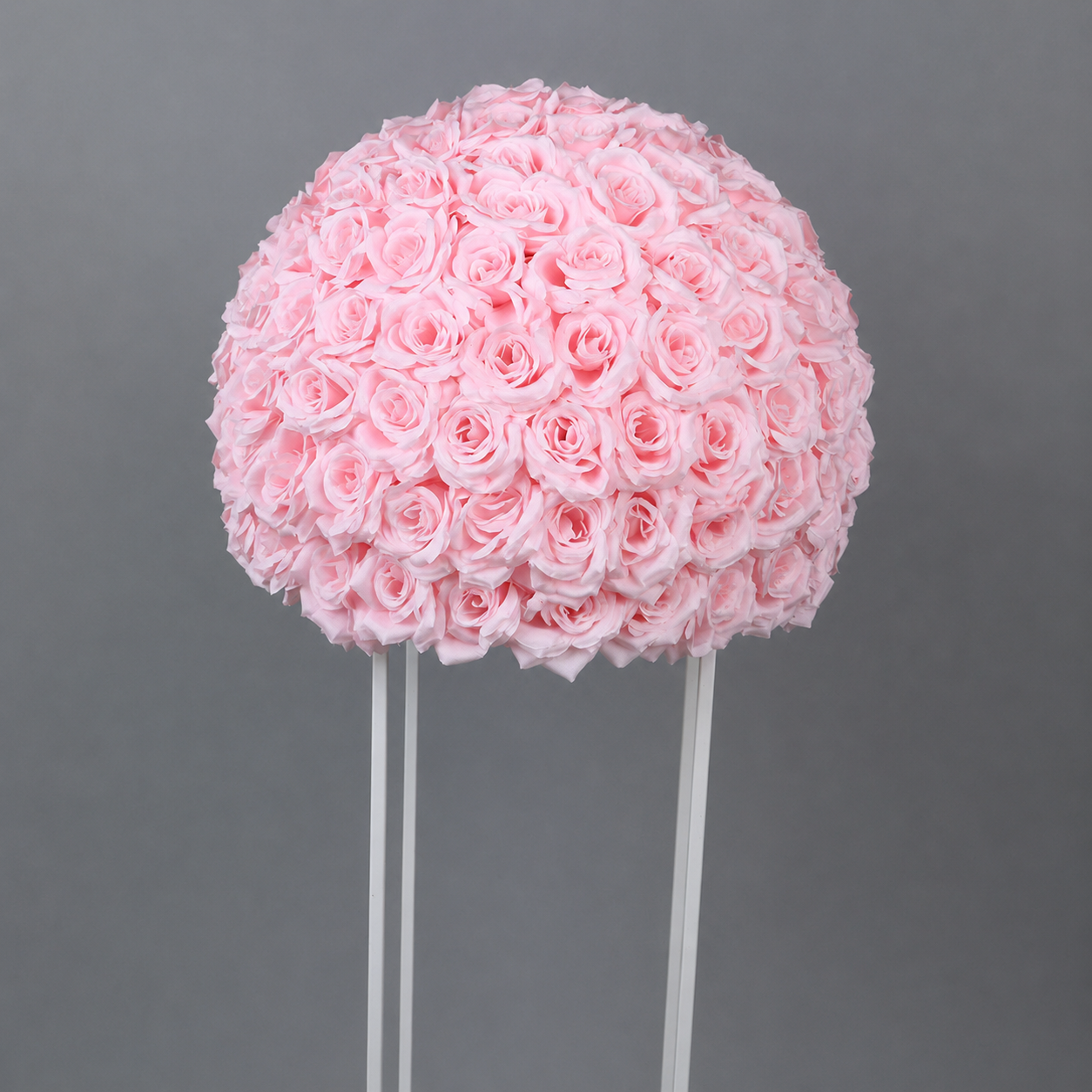 Artificial Rose Flower Ball, Wedding Arch Decor, Hot Pink, 40CM