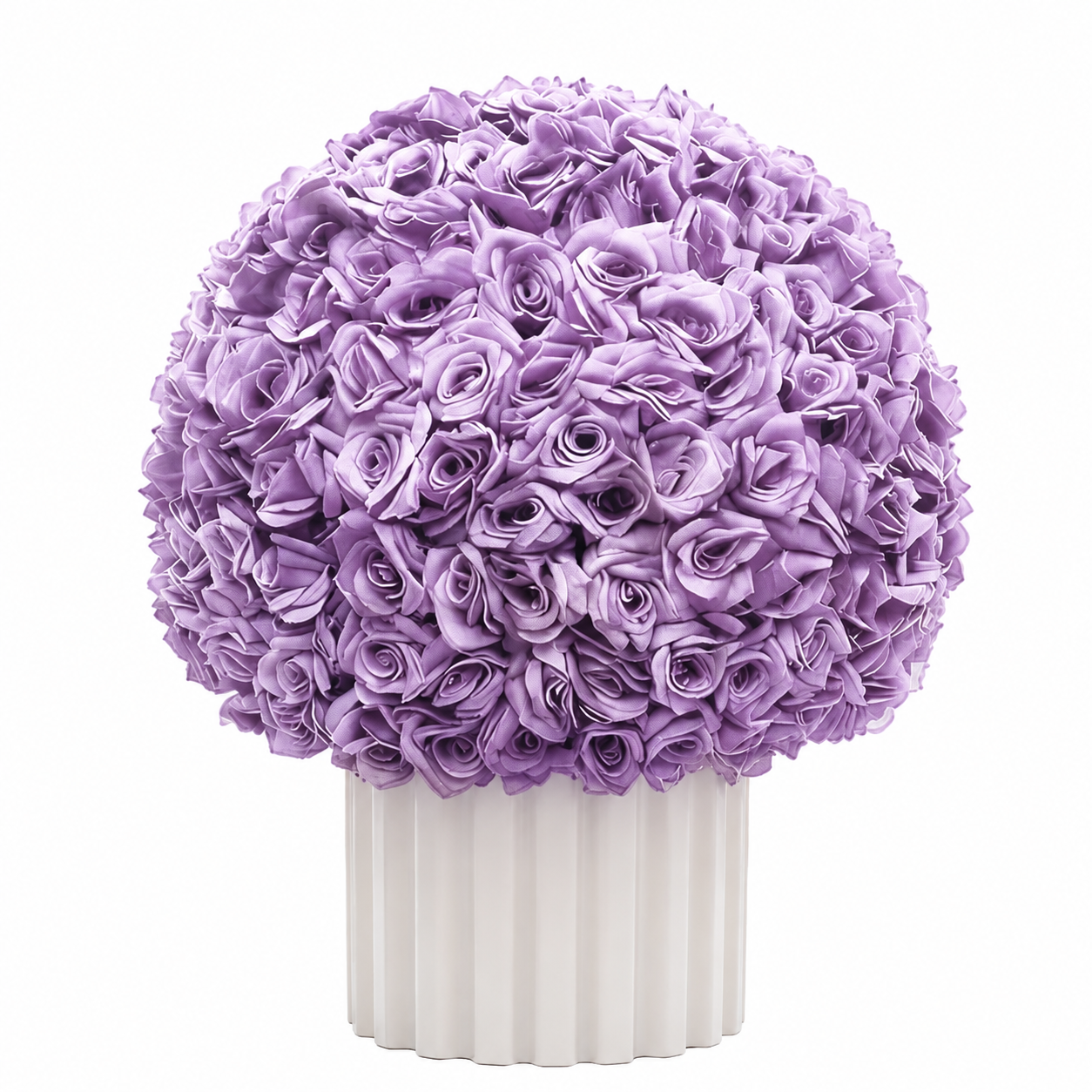 Artificial Rose Flower Ball, Wedding Arch Decor, Lavender, 40CM