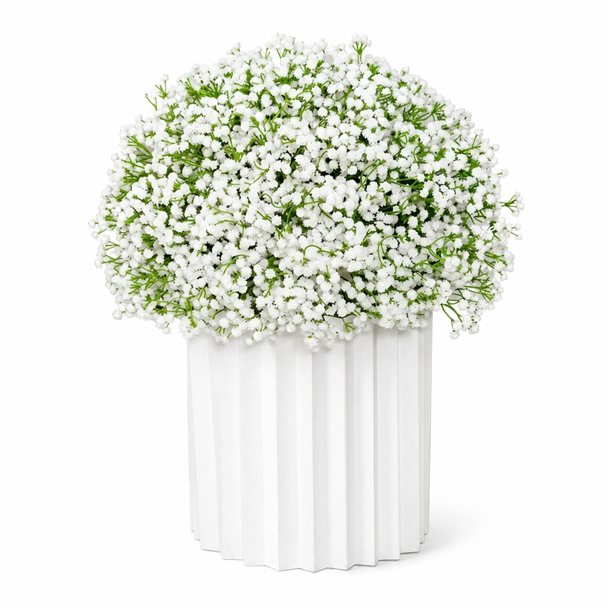 Baby's Breath Floral Dome for Wedding Arch Decor, 23.62 IN