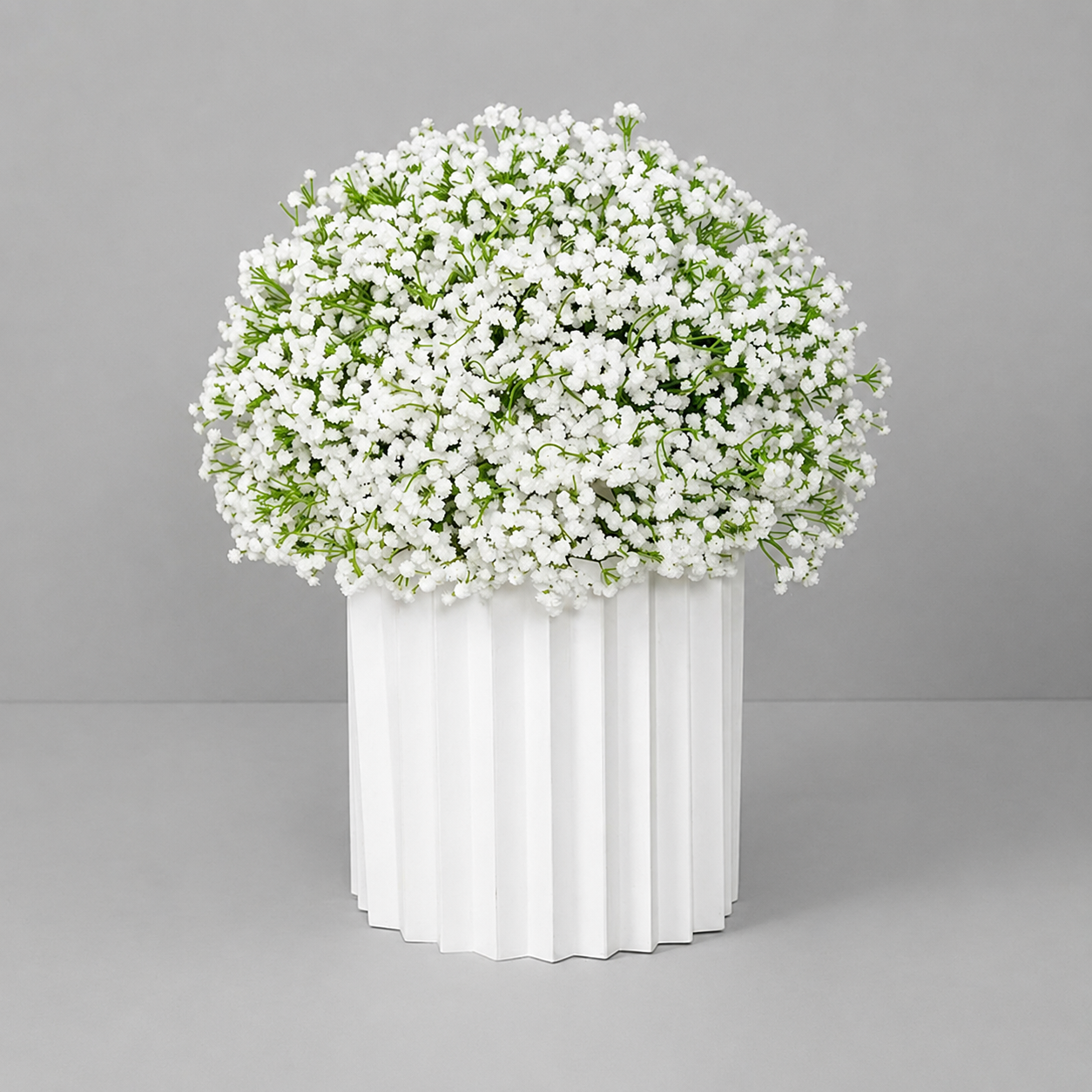 Baby's Breath Floral Dome for Wedding Arch Decor, 23.62 IN