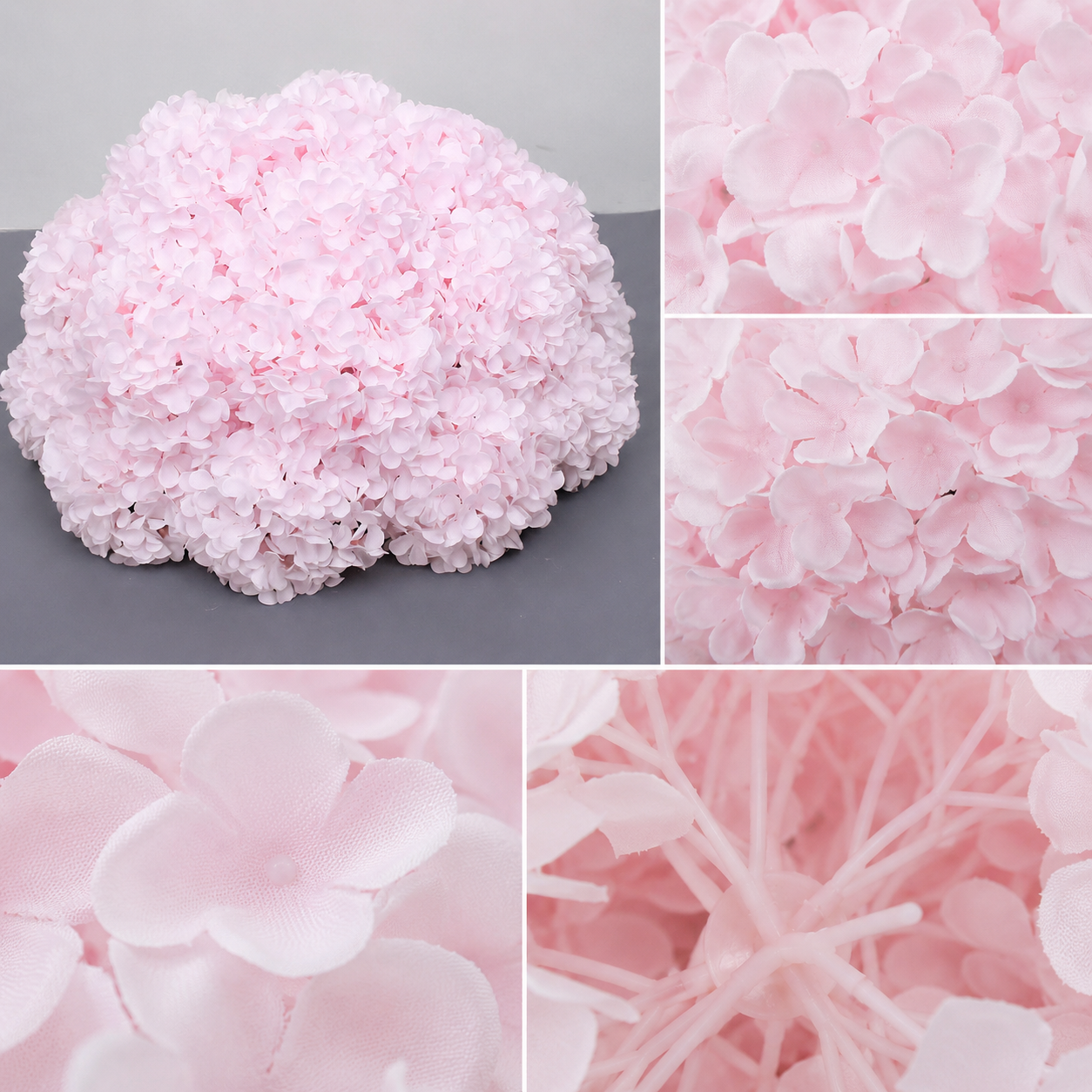 Artificial Hydrangea Half Ball, Wedding Arch Decor  Diameter 15.75 in / 40 cm