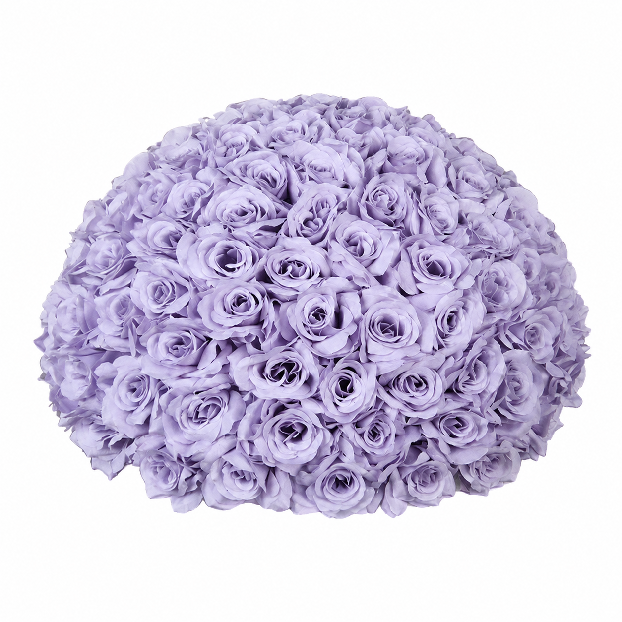 Artificial Rose Half Ball for Wedding Arch Decor,Lavender 15.75 IN / 40CM Diameter
