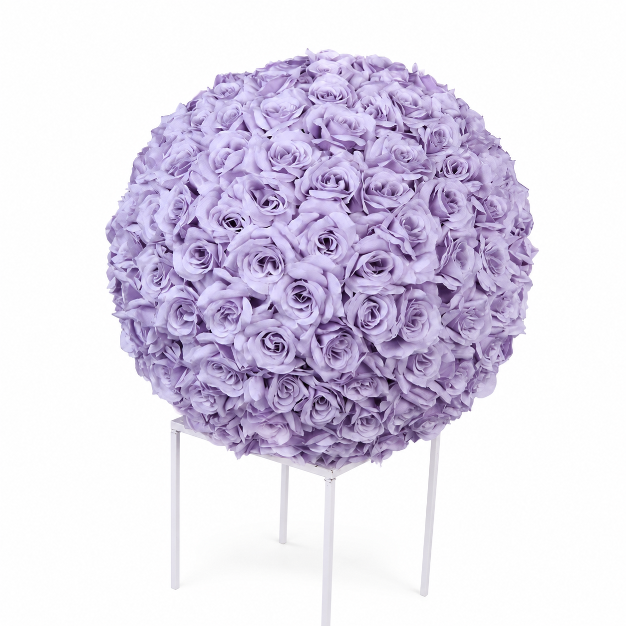 Artificial Rose Flower Ball, Wedding Arch Decor, Lavender, 60CM