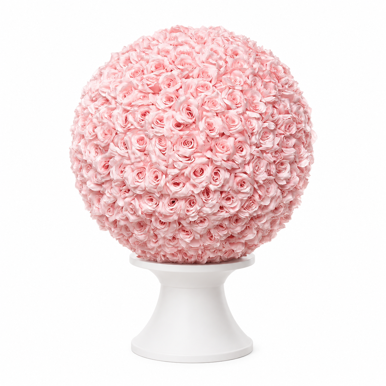 Artificial Rose Flower Ball, Wedding Arch Decor, Blush Pink, 40CM