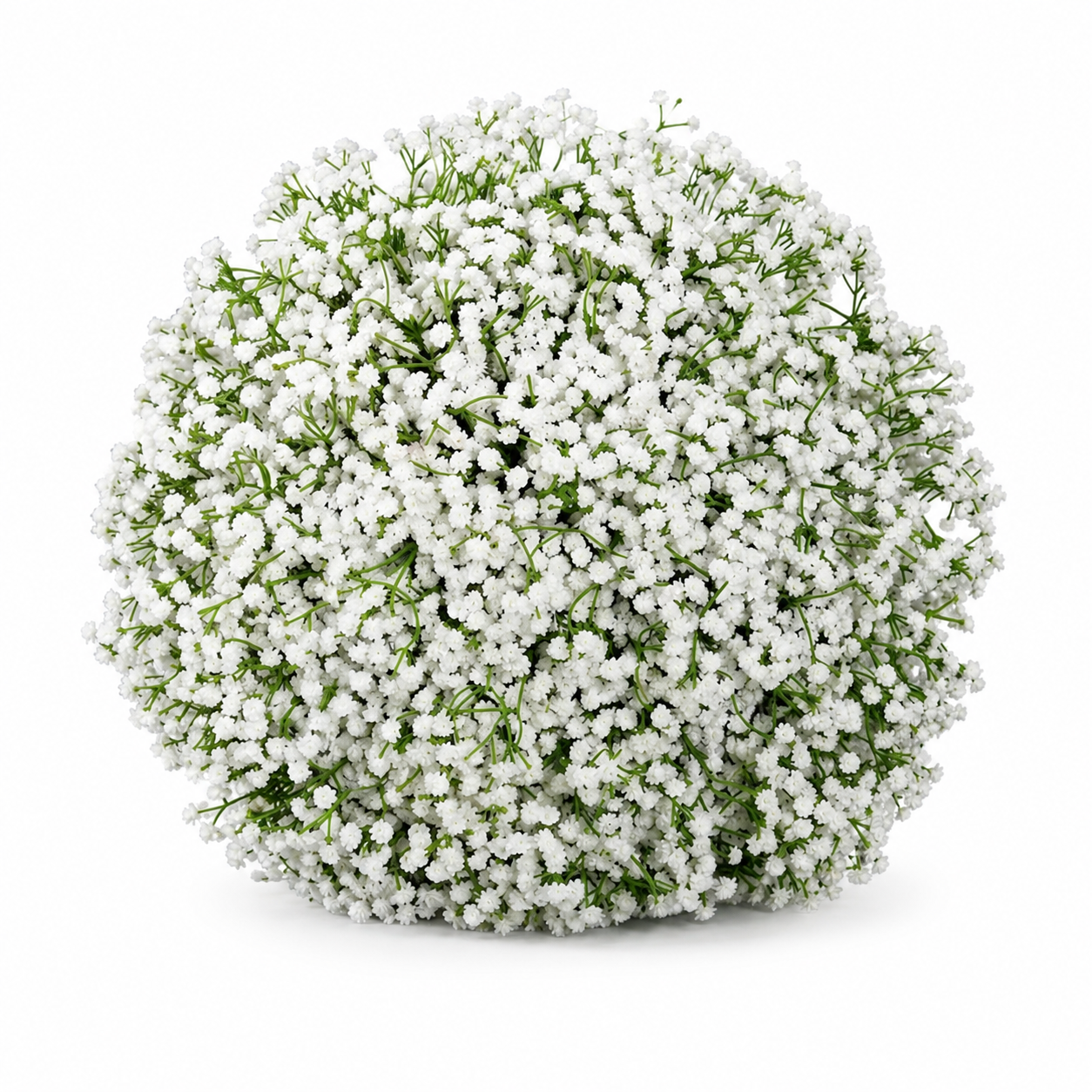 Baby's Breath Kissing Ball for Wedding Arch Decor, 15.75 IN