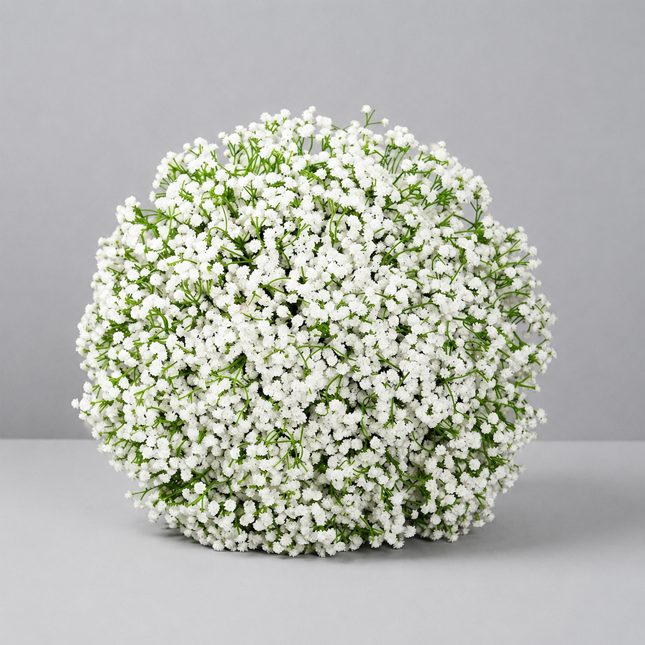 Baby's Breath Kissing Ball for Wedding Arch Decor, 15.75 IN