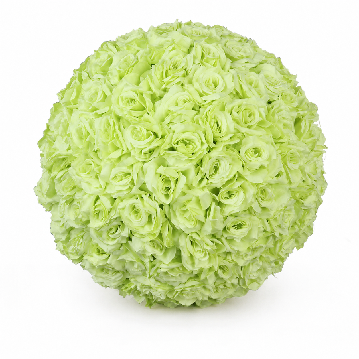 Artificial Rose Flower Ball, Wedding Arch Decor, Lime Green, 50CM