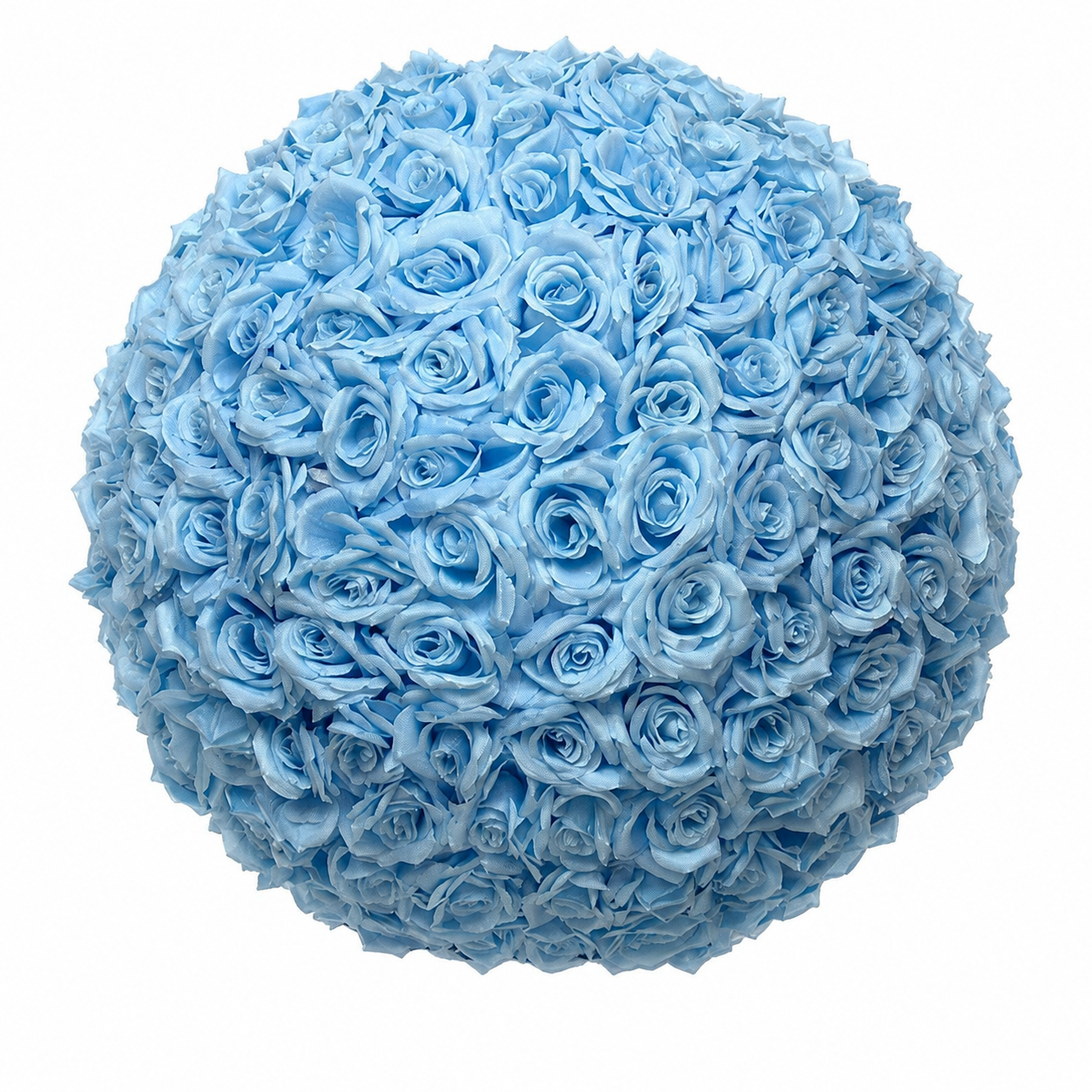  Artificial Rose Flower Ball, Wedding Arch Decor, Light Blue, 60CM