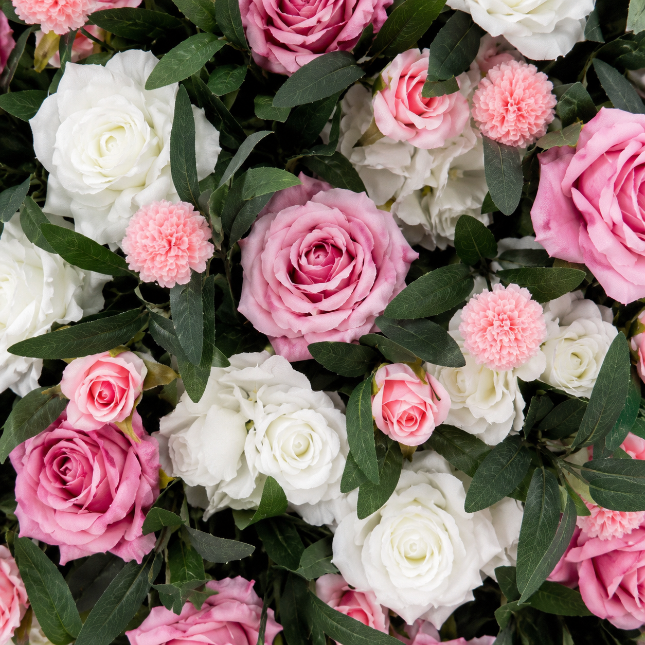 Artificial Round Flower Arch, 6.6 ft Wedding Backdrop Stand  pink