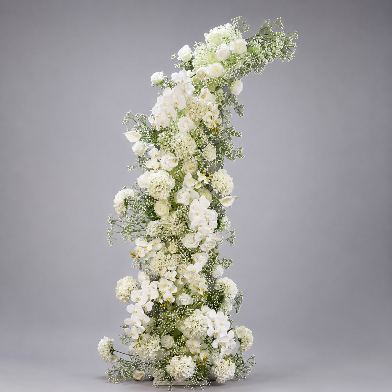 Artificial Flower Arch Set with Stand 5.9FT Wedding Backdrop Decor
