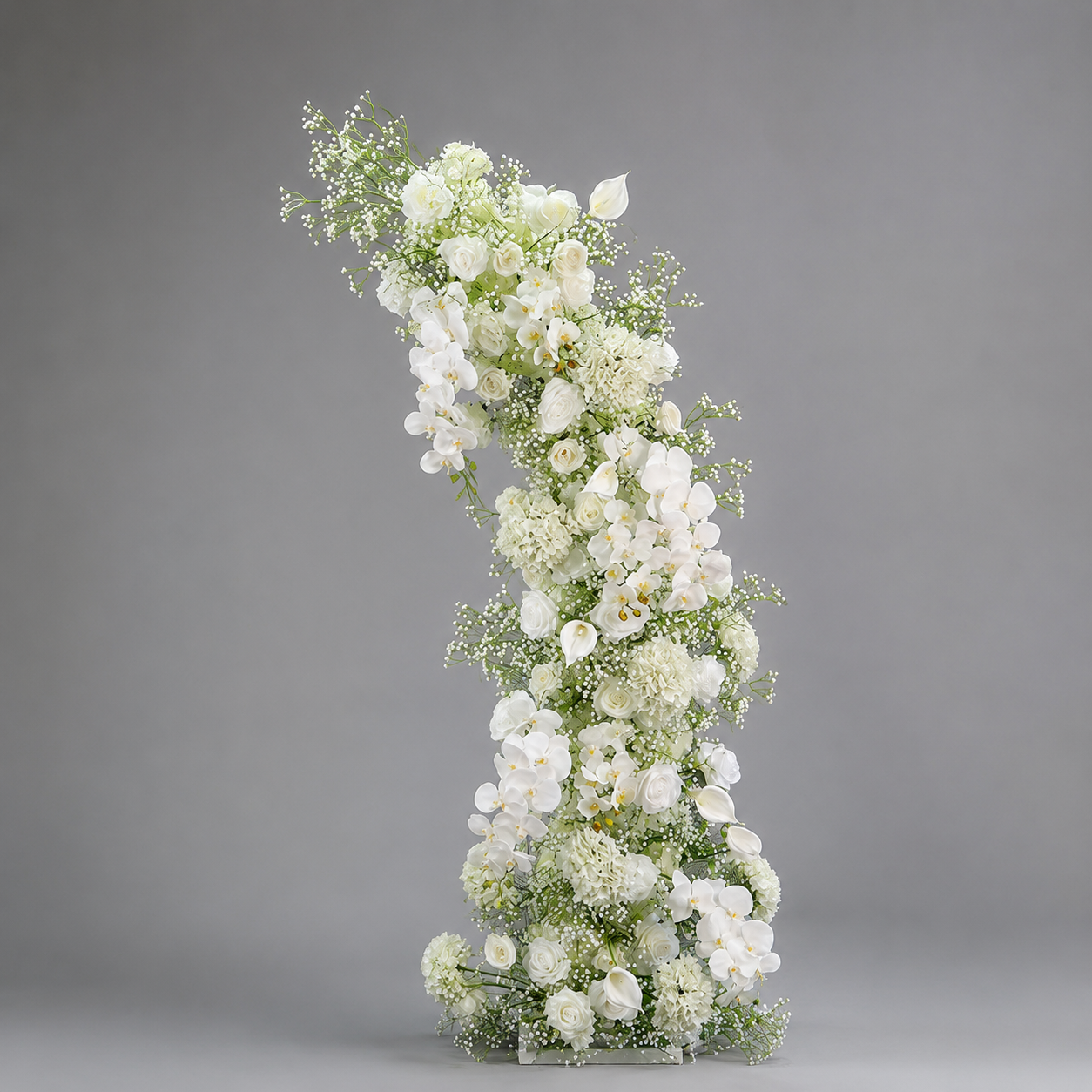 Artificial Flower Arch Set with Stand 5.9FT Wedding Backdrop Decor