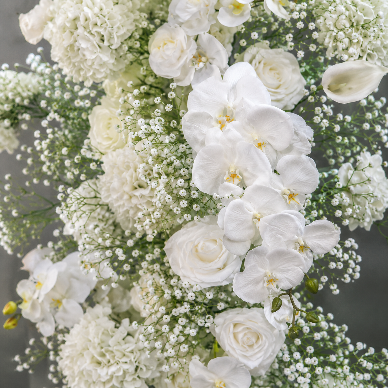 Artificial Flower Arch Set with Stand 5.9FT Wedding Backdrop Decor