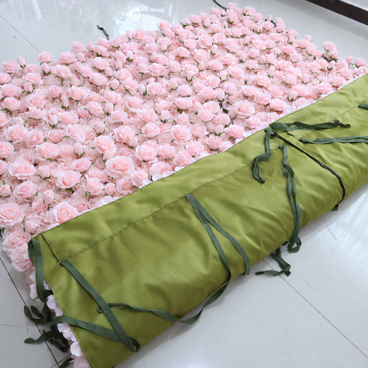 Generic Pink Rose Flower Wall Backdrop for Weddings, 4 x 8 ft, 8x8ft,10x10ft