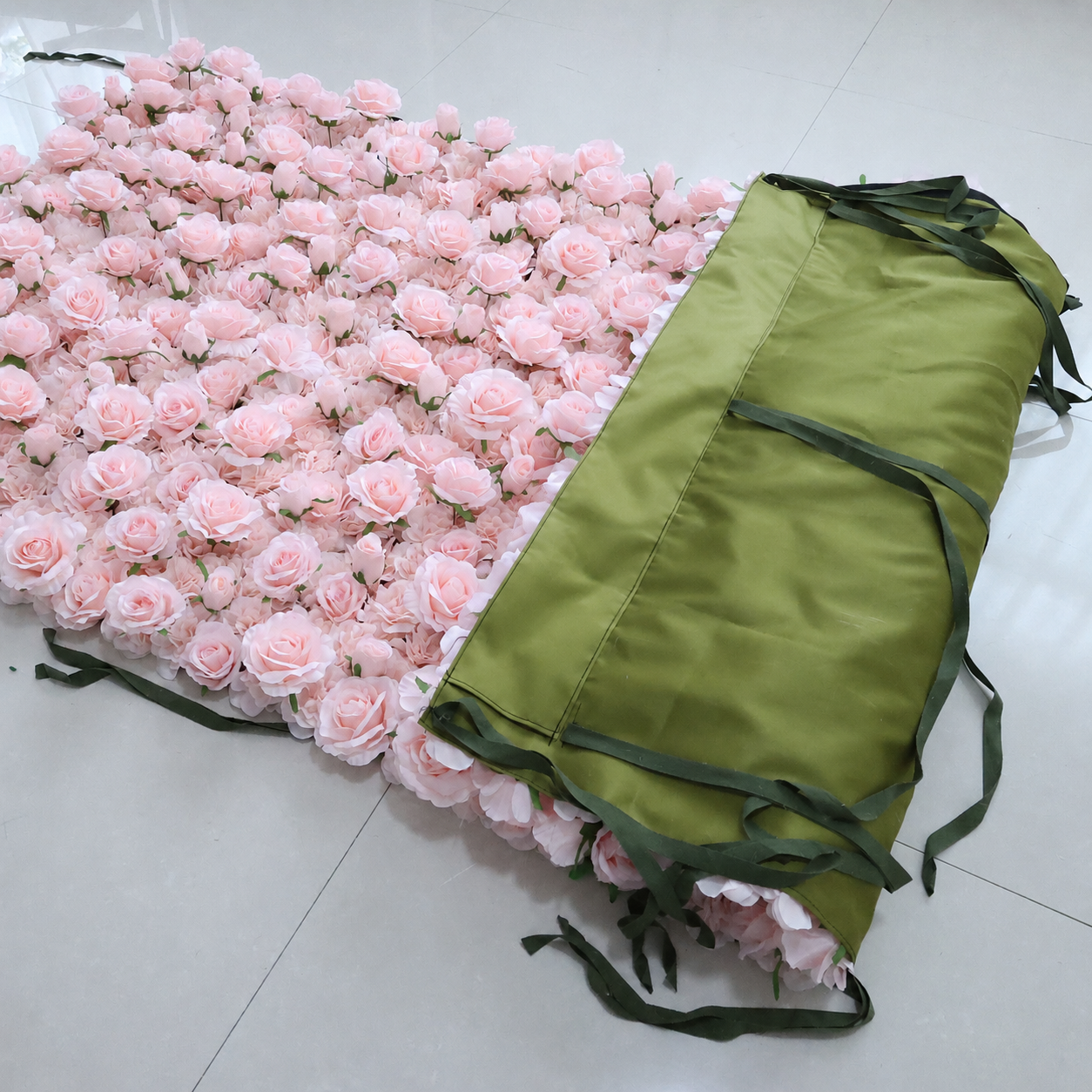 Generic Pink Rose Flower Wall Backdrop for Weddings, 4 x 8 ft, 8x8ft,10x10ft