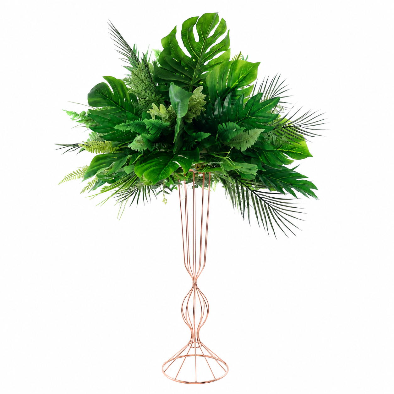 Artificial Greenery Ball, Tropical Wedding Centerpiece, Stand Not Included 20 in / 50 cm,24 in / 60 cm,28 in / 70 cm