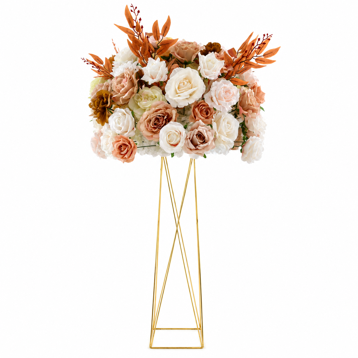 Artificial Flower Ball, Terracotta Wedding Centerpiece, Stand Not Included 20 in / 50 cm,24 in / 60 cm,28 in / 70 cm