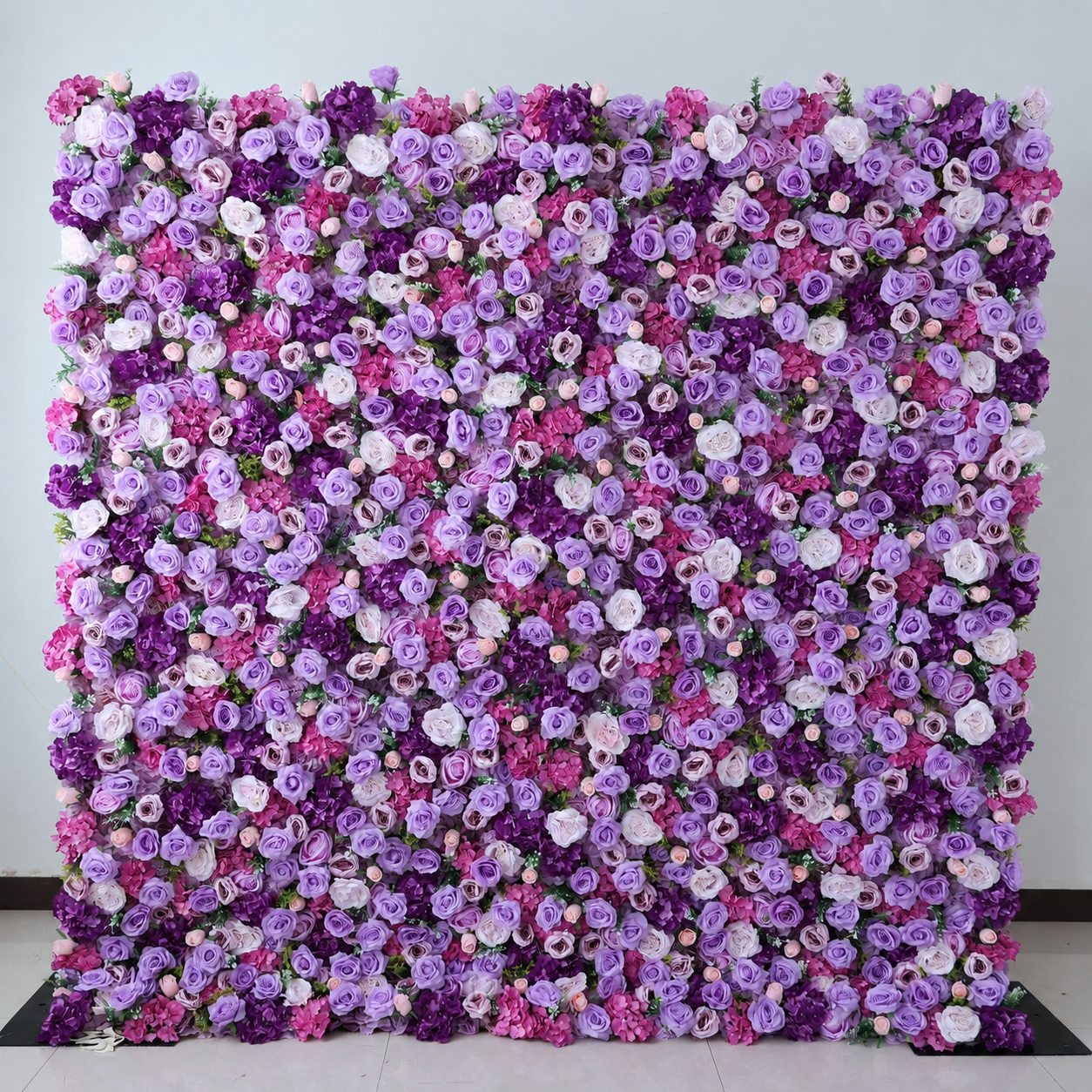  BrandName 4x8ft 8x8ft 10x10ft Lavender Pink Artificial Flower Wall Backdrop No Stand