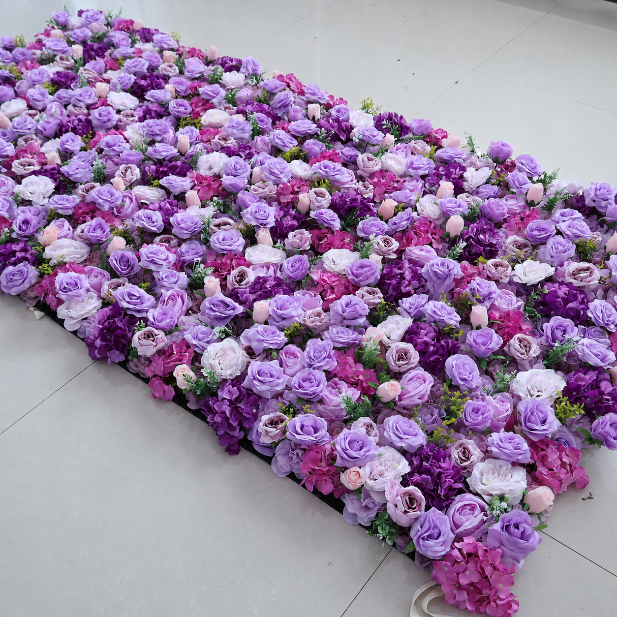 BrandName 4x8ft 8x8ft 10x10ft Lavender Pink Artificial Flower Wall Backdrop No Stand