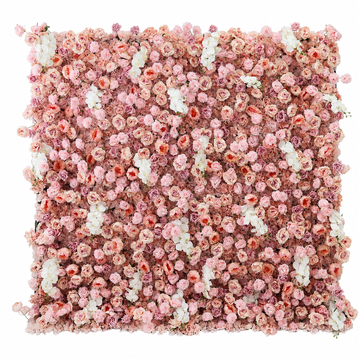 Pink Artificial Flower Wall Backdrop for Weddings and Events 4x8ft 8x8ft 10x10ft 