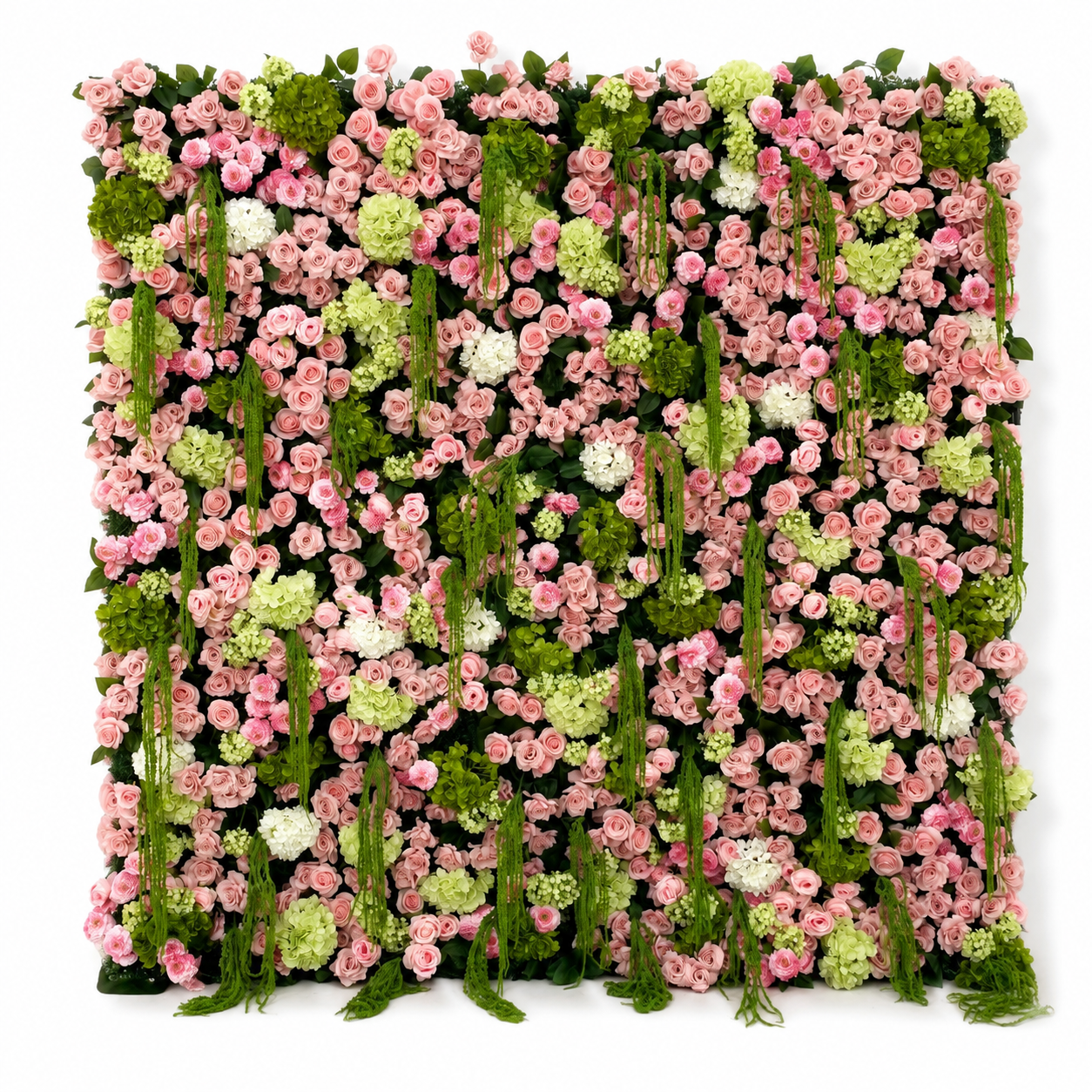 Artificial Flower Wall 240x240cm Wedding Party Backdrop, Stand Not Included